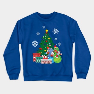 Bubble Bobble Around The Christmas Tree Crewneck Sweatshirt